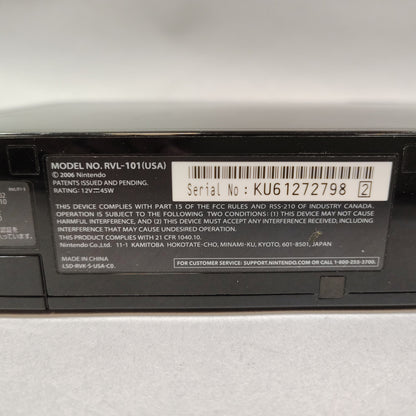 Lot of 2 Nintendo Wii Black & White