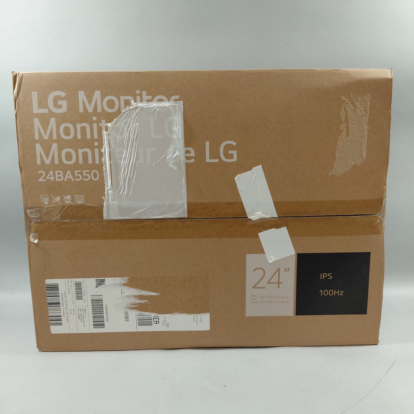 Open Box LG 24" 24BA550 FHD Fast IPS 100Hz Business Monitor