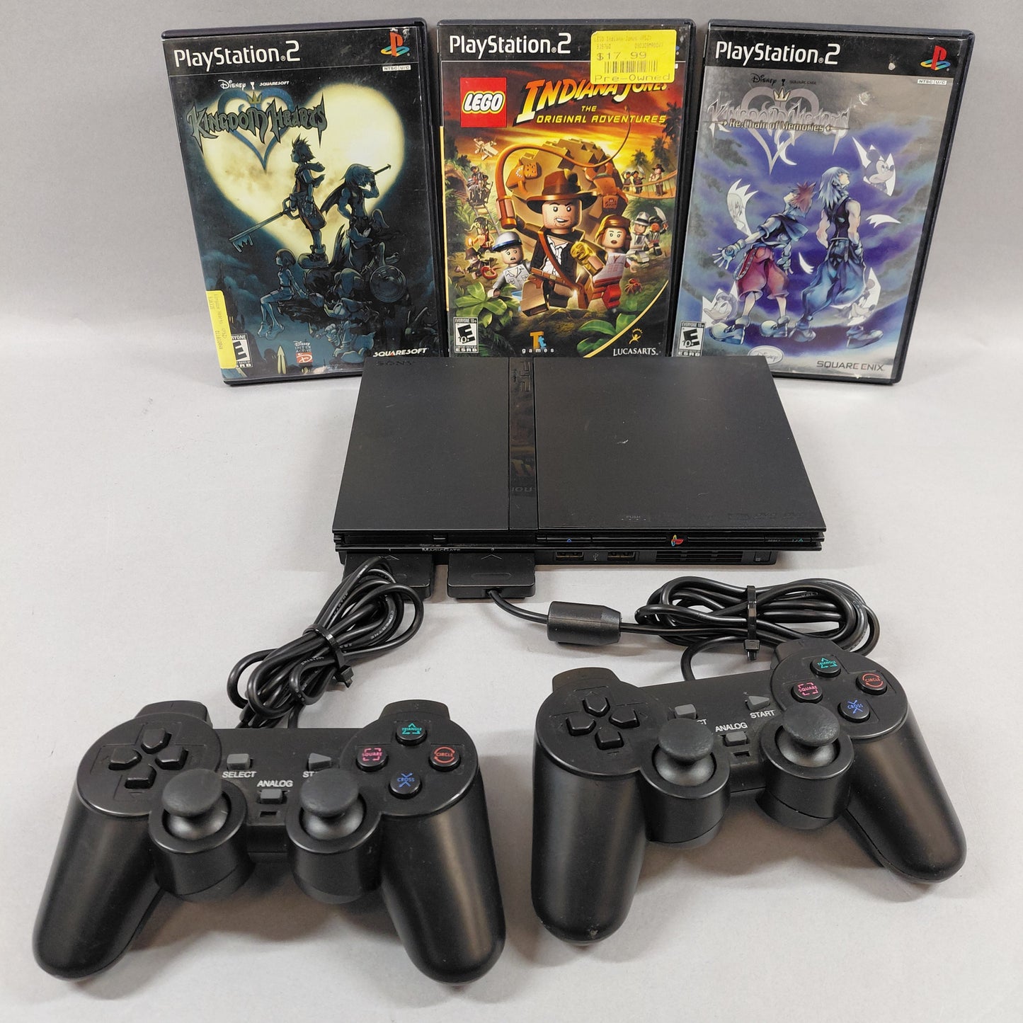 Sony PlayStation 2 Slim PS2 8MB Black Console Gaming System SCPH-70012