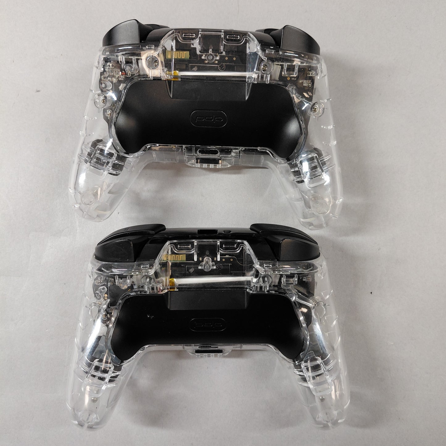 Lot of 2 PDP Nintendo Switch Pro Controller Clear/Black