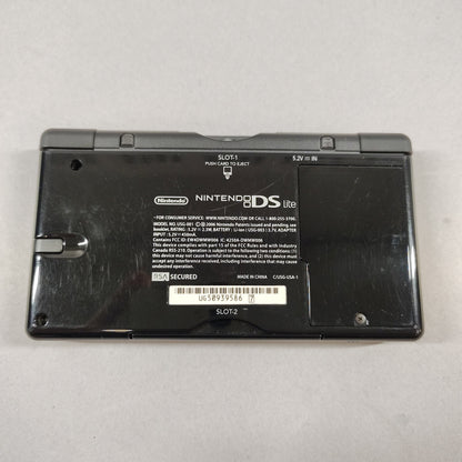 Nintendo DS Lite Handheld Game Console USG-001 Black W/3Games