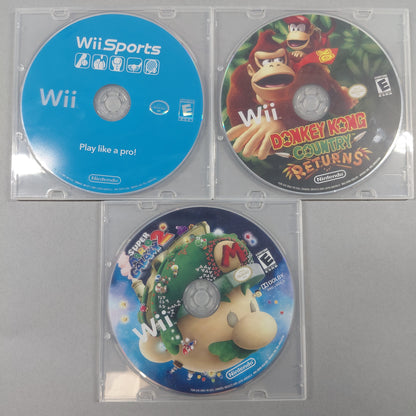 Lot of 3 Nintendo Wii Games