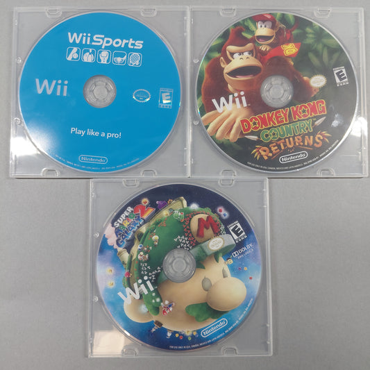 Lot of 3 Nintendo Wii Games