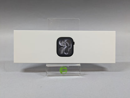 New Apple Watch Series 11 46MM Jet Black Aluminum Black Sport Band MFC44LW/A