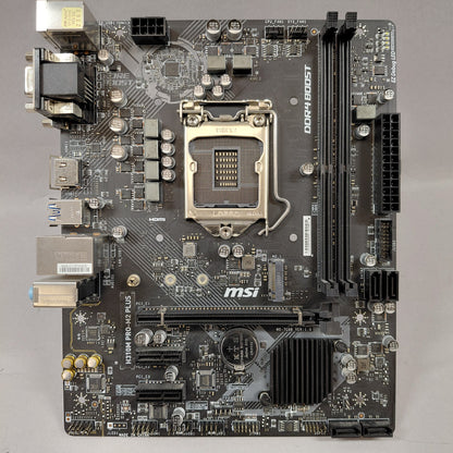 MSi H310M Pro-M2 Plus H4 W/Intel Core i5-9400F CPU & Asus PCIe M.2 Wi-Fi Adapter