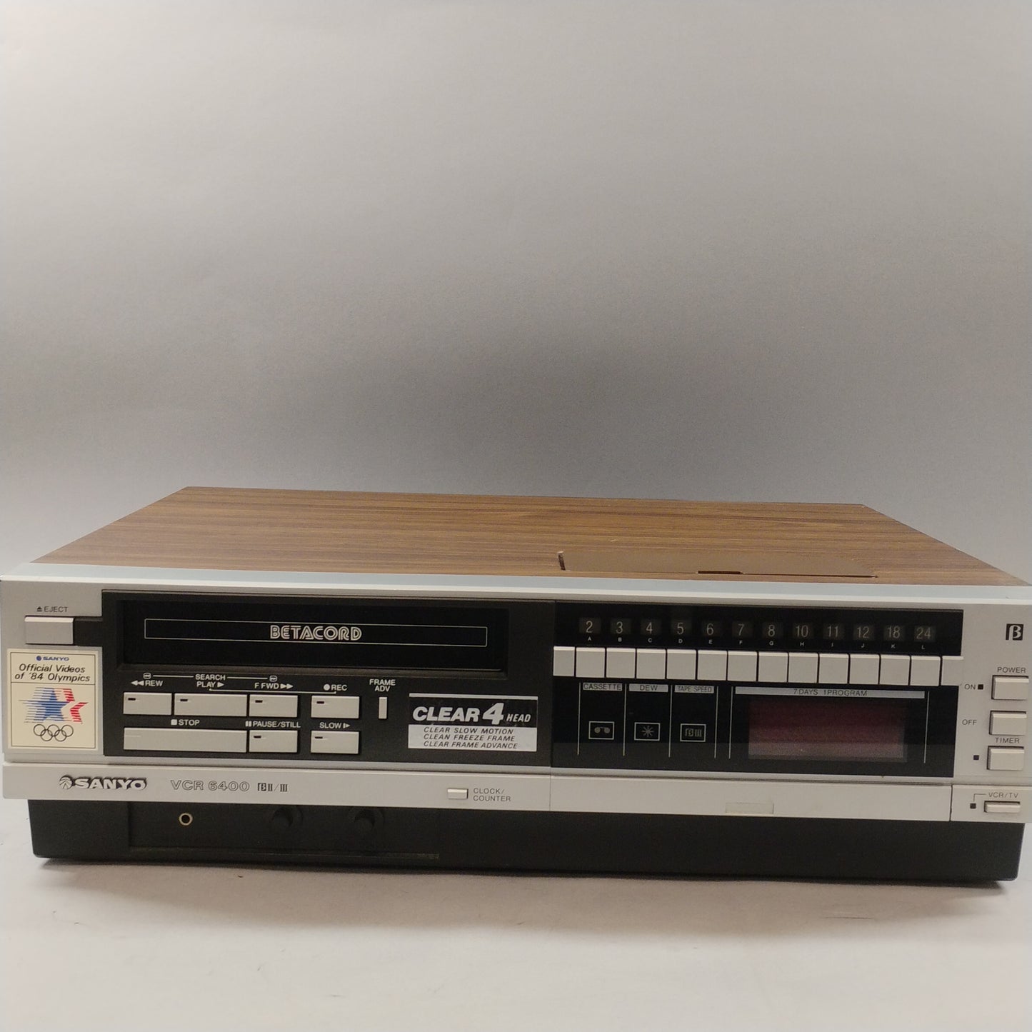 Sanyo VCR 6400 Video Cassette Recorder