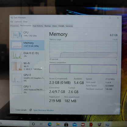 Lenovo IdeaPad Flex 4-1470 14" i5-6200U 2.3GHz 8GB RAM 256GB Radeon R5 M430