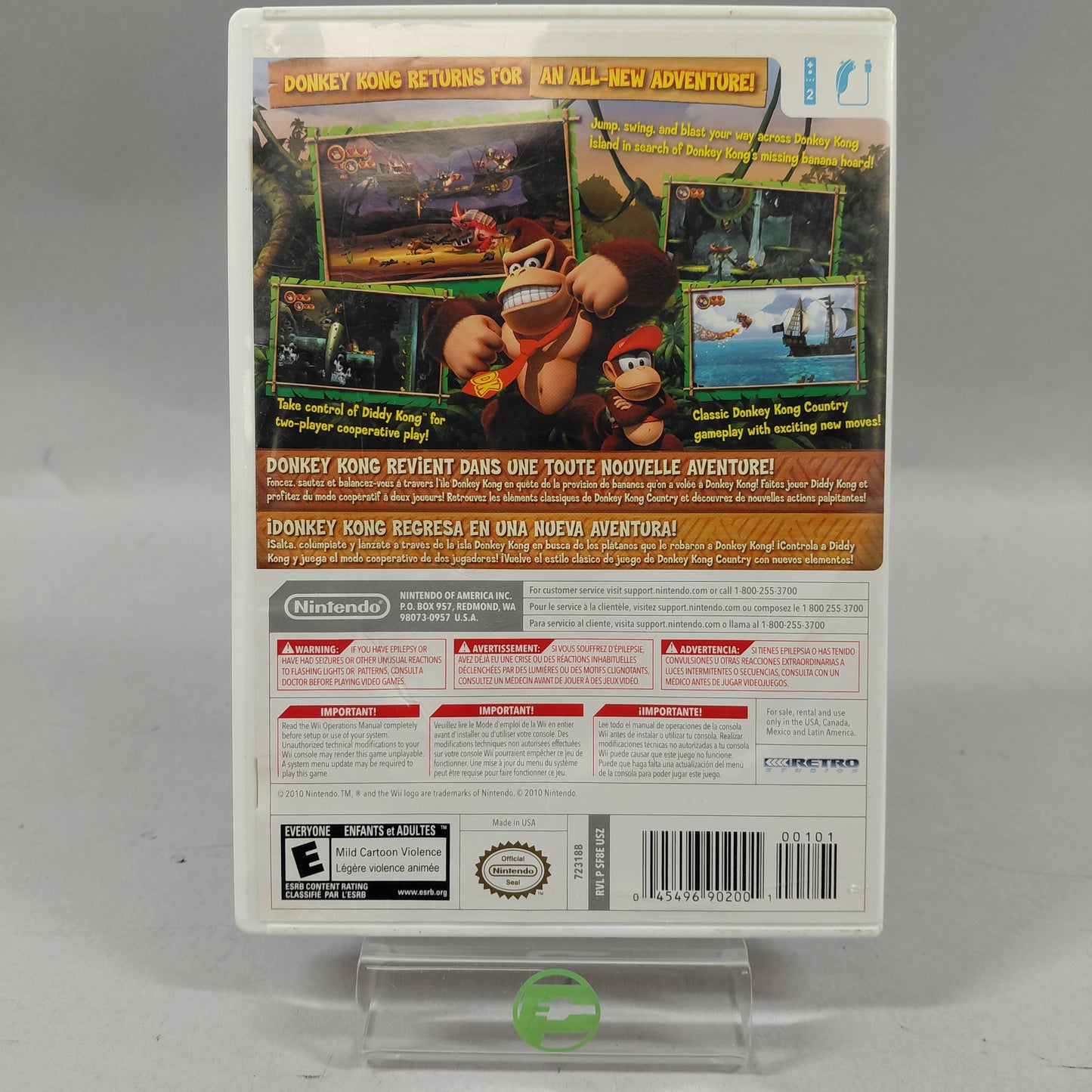 Nintendo Wii Video Game Console RVL-001 Black