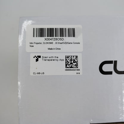 New Clokowe M8 Mini Projector X0047Z8O5D