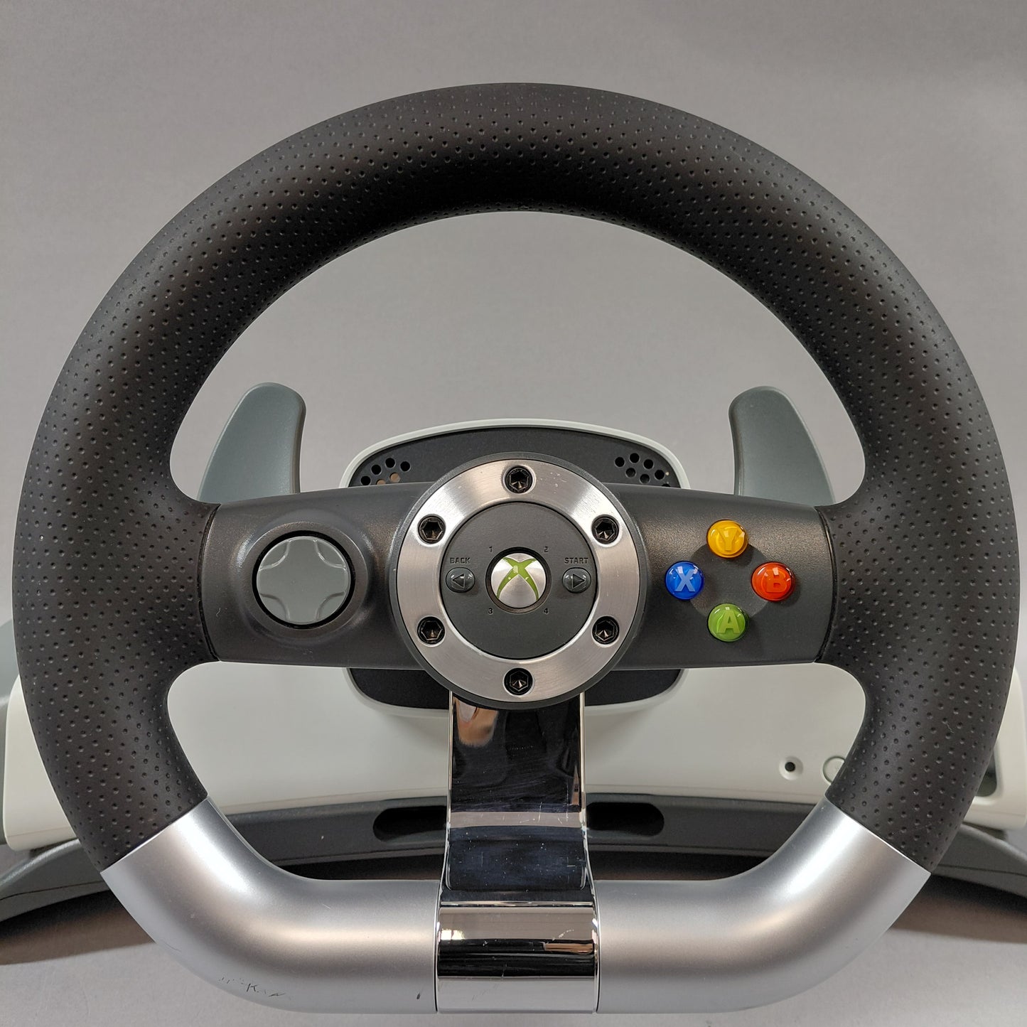 Microsoft Xbox 360 Wired Speed Wheel White WRW02