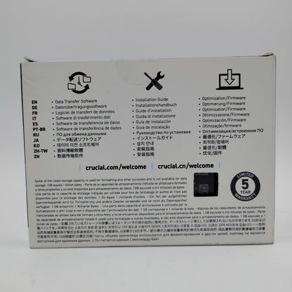 New Crucial Internal P3 Plus 4TB M.2 NVMe Gen 4.0 x 4 SSD 2521E9C0476C