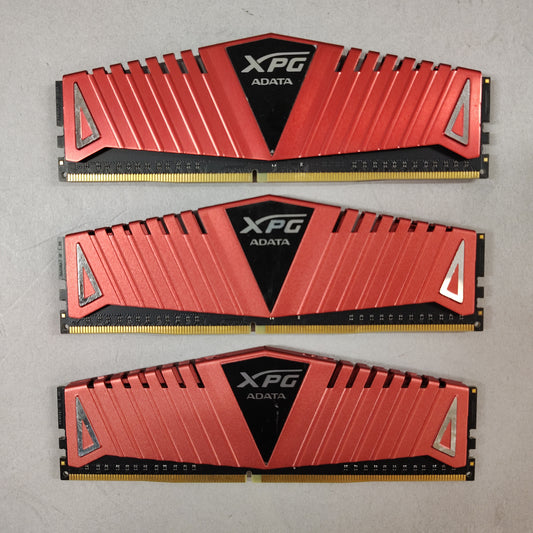 Lot of 3 XPG 8GB (1x8GB) RAM DDR4 3000MHz AX4U240038G16-BSZ
