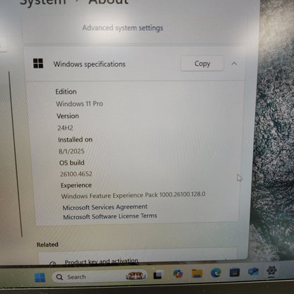 HP elitebook 840 G6 7YV54UP 14" i5-836U 1.6GHz 16GB RAM 250GB SSD