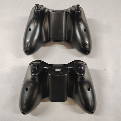 Used Lot of 2 Microsoft Xbox 360 Wireless Controllers