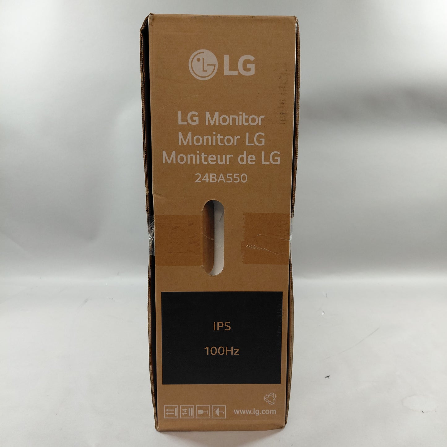 Open Box LG 24" 24BA550 FHD Fast IPS 100Hz Business Monitor