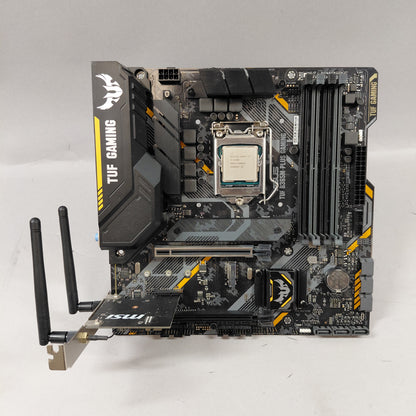 Asus TUF B365M-PLUS Gaming H4 mATX W/Intel Core i7-9700F & MSI AX200 Wi-Fi6 PCIe