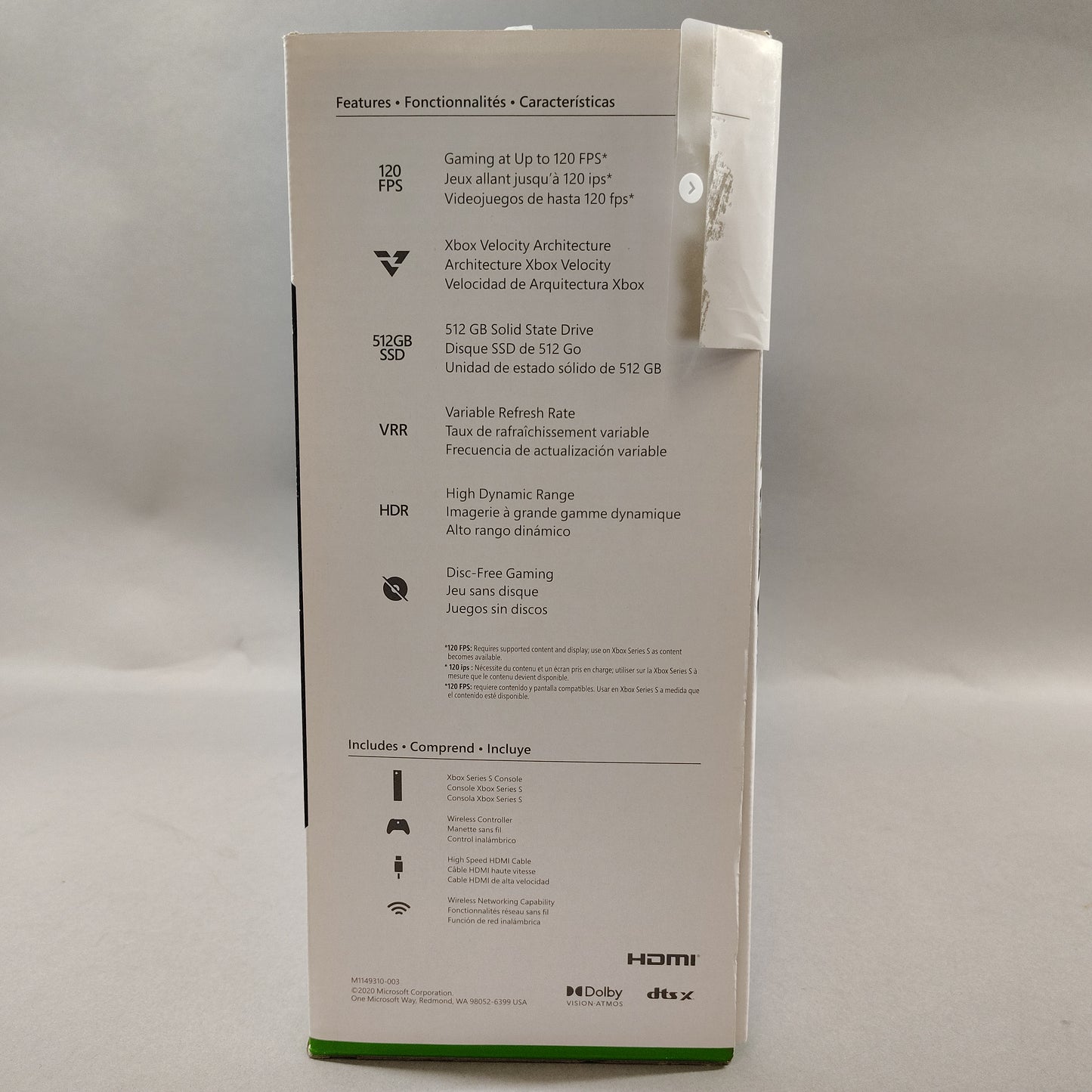 Microsoft Xbox Series S 512GB Console Gaming System White 1883