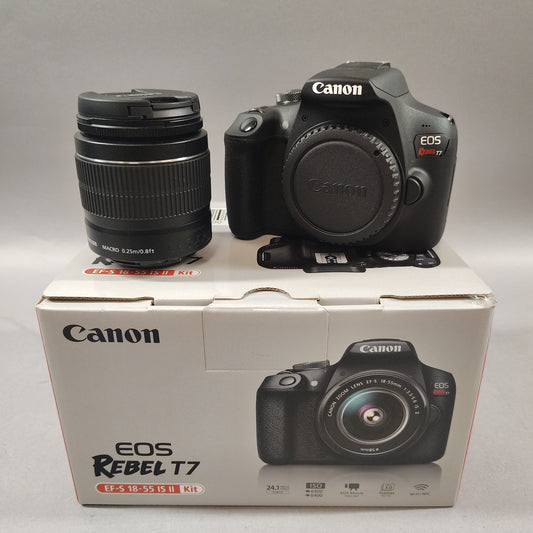 Canon EOS Rebel T7 24.1MP Mirrorless DSLR