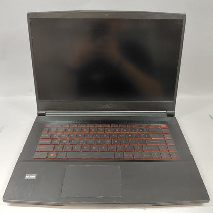 MSI Thin GF63 16" i5-11400U 2.7GHz 24GB RAM 256GB SSD GeForce GTX 1650