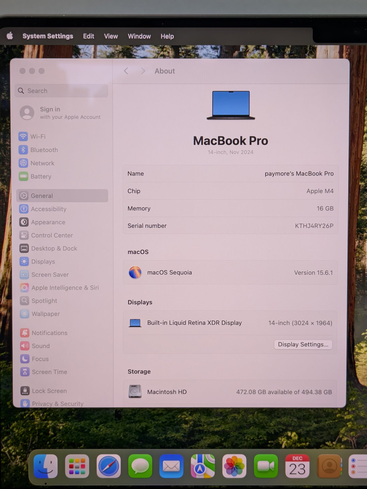 2024 Apple MacBook Air 14" M4 10 Core 4.5GHz 16GB RAM 512GB SSD A3112