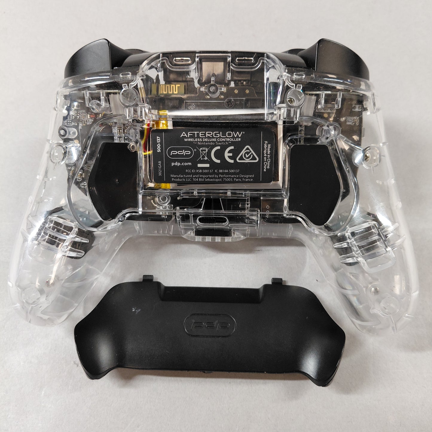 Lot of 2 PDP Nintendo Switch Pro Controller Clear/Black