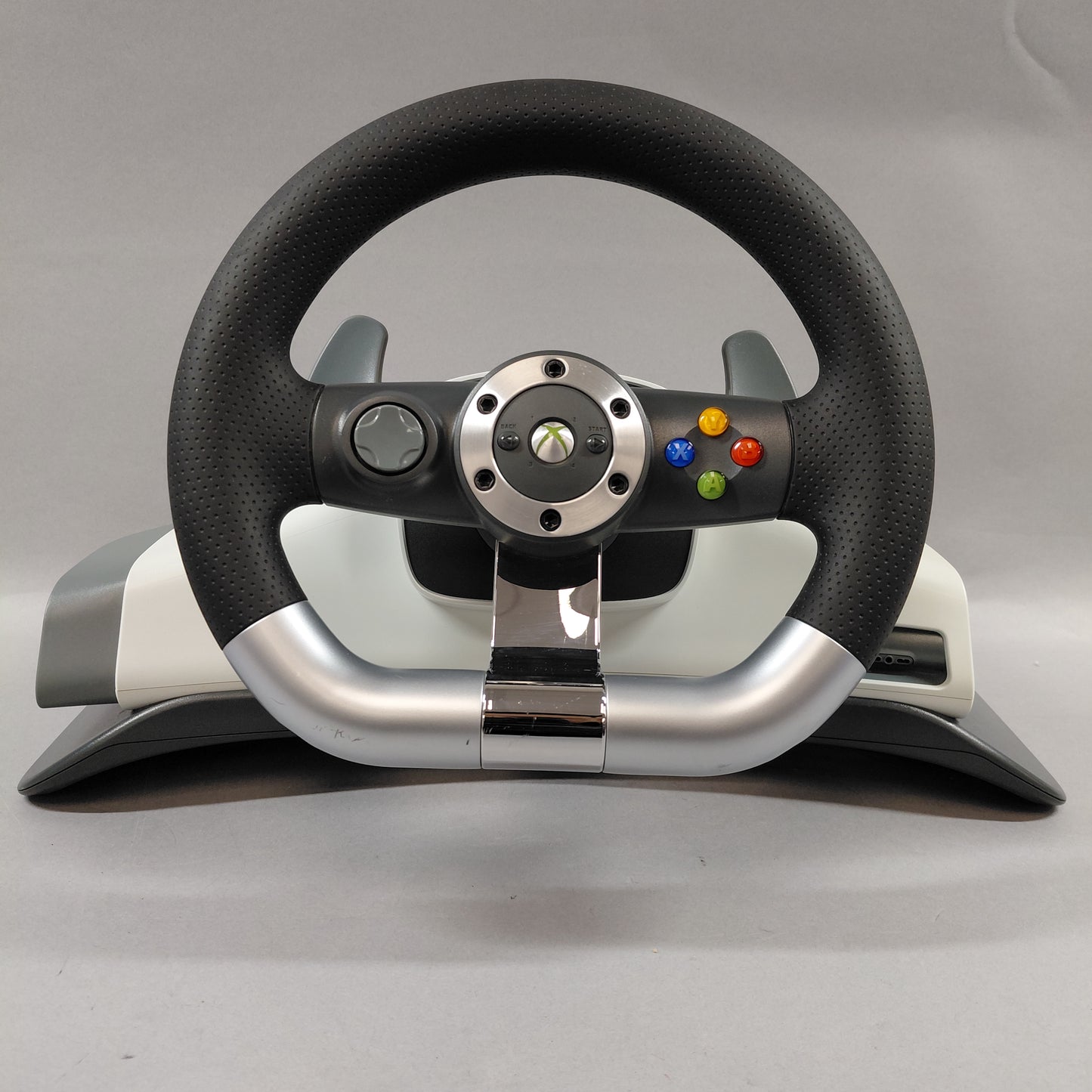 Microsoft Xbox 360 Wired Speed Wheel White WRW02