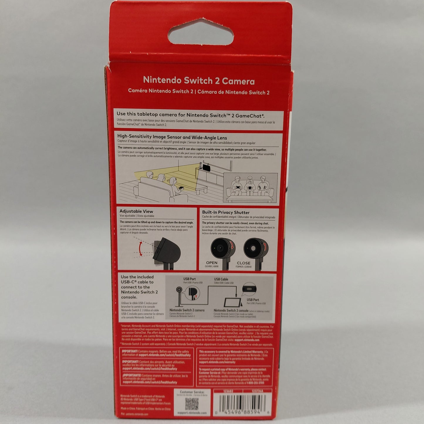 Nintendo Switch 2 BEE‑001 Black W/DonkeyKong Bananza, Super Mario Party & Camera