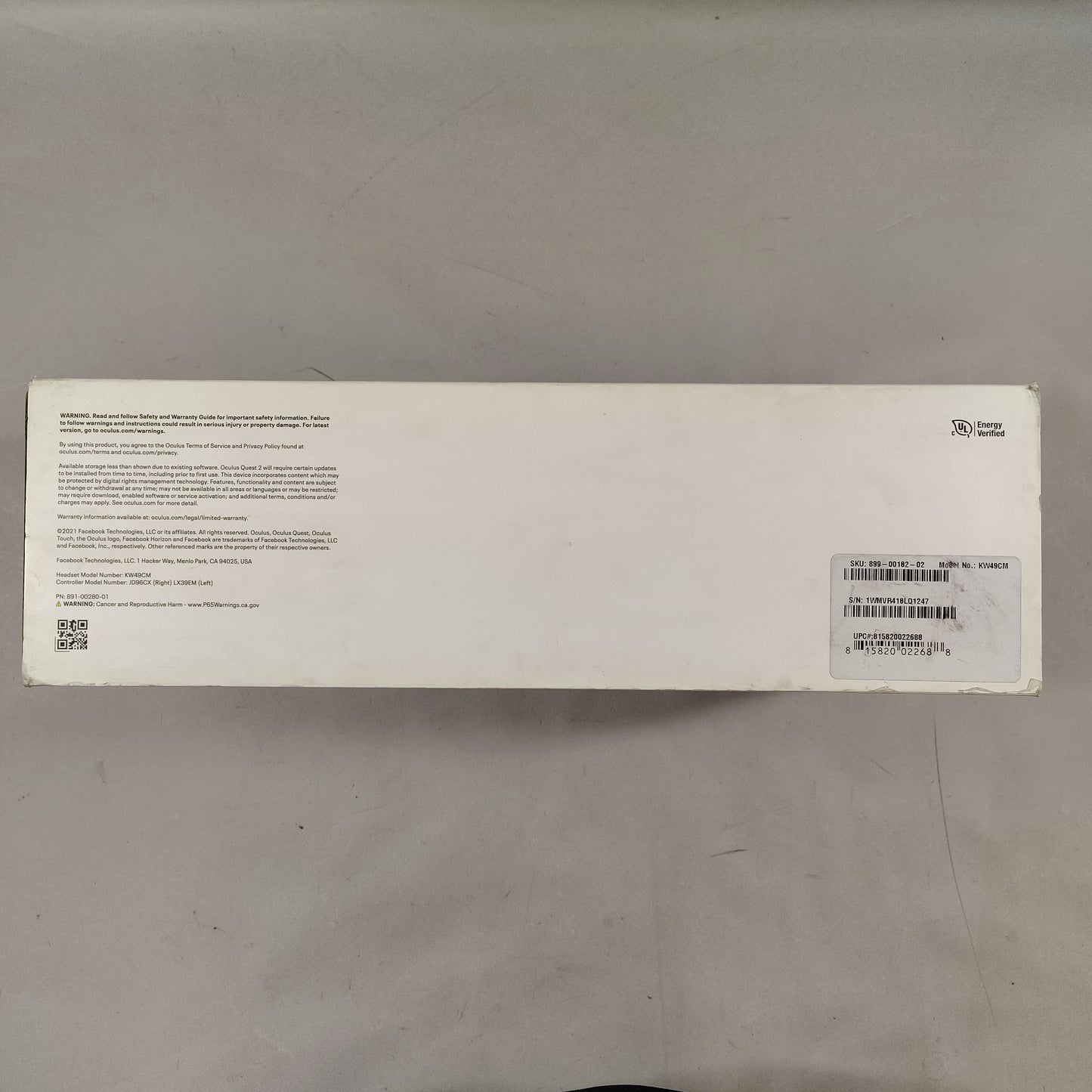 Meta Quest 2 128GB VR System KW49CM