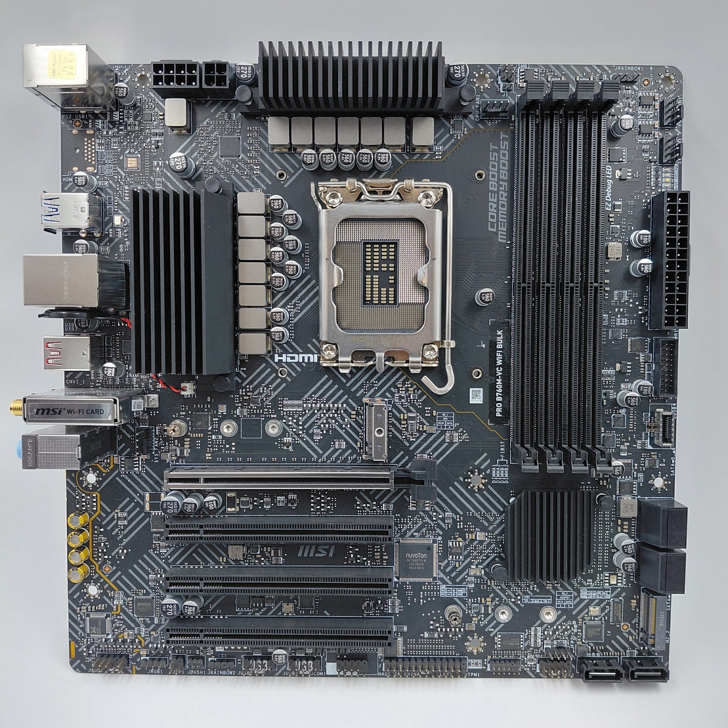 MSi Pro B760M-VC WiFi Bulk LGA 1700 mATX