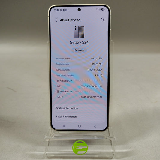 Unlocked Samsung Galaxy S24 8GB RAM 256GB SM-S921U Arctic Silver