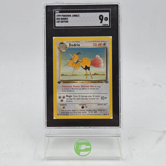 Pokémon TCG 1999 Pokemon Jungle Dodrio 34/64 Regular English PSA 9