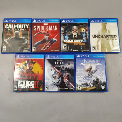 Lot of 7 Sony PlayStation 4 PS4 Games
