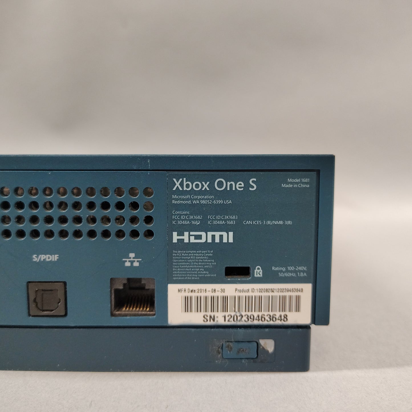 Microsoft Xbox One S 365GB Console Gaming System Deep Blue 1681