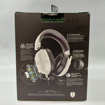 New Razer Blackwire 8225 Wired Over-Ear Headphones White