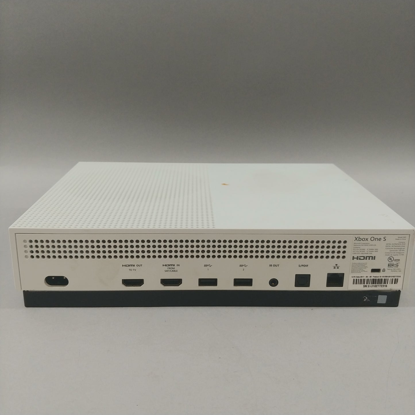 Microsoft Xbox One S 1TB Console Gaming System Only White 1681