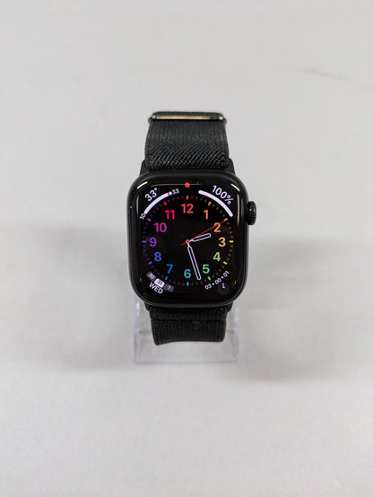 GPS Only Apple Watch Series 10 42MM Black Aluminum Black Trail Loop MWWG3LW/A