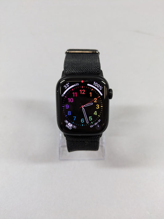 GPS Only Apple Watch Series 10 42MM Black Aluminum Black Trail Loop MWWG3LW/A