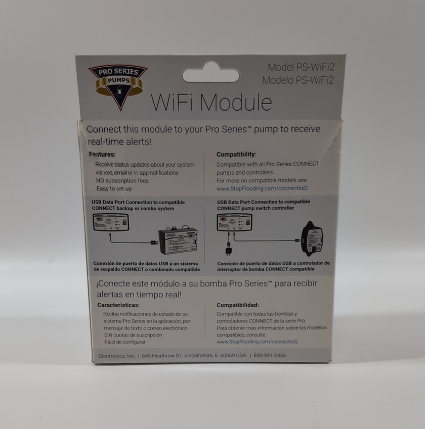 New Pro Series Pumps PS-WIFI2 Smart Sump Pump Monitor