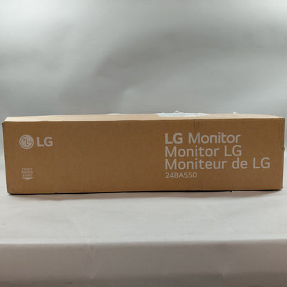 Open Box LG 24" 24BA550 FHD Fast IPS 100Hz Business Monitor