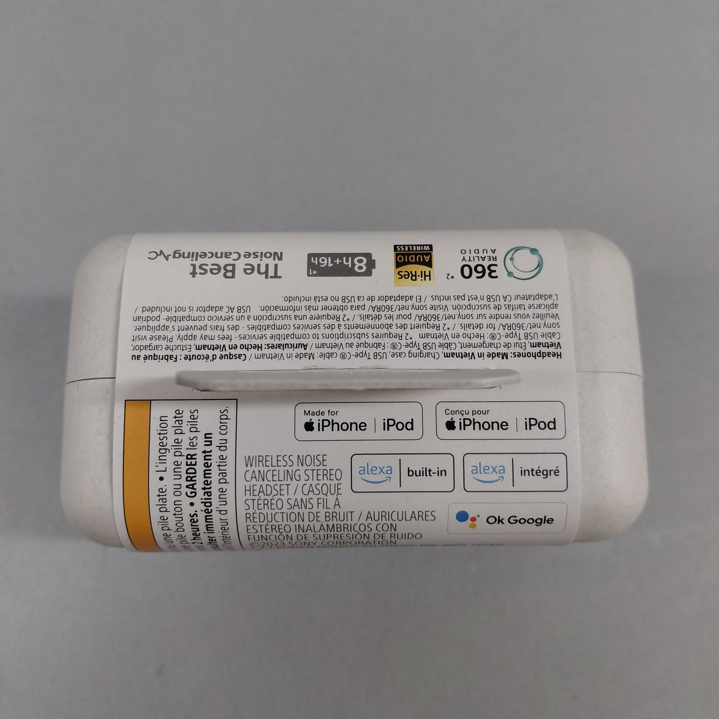 New Sony WF-1000XM5 Noise Cancelling Wireless Earbuds  White