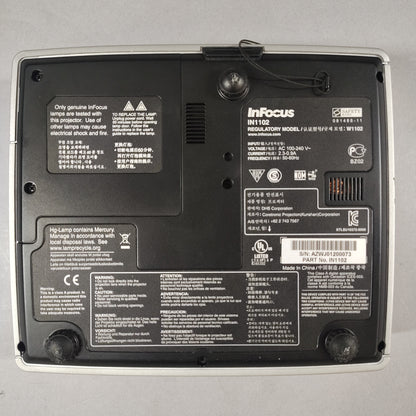 InFocus in1102 HD 1,000 Lumens LCD Projector