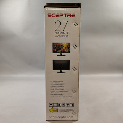 New Sceptre 27" E275W-FW100 FHD FHD 100Hz Gaming Monitor