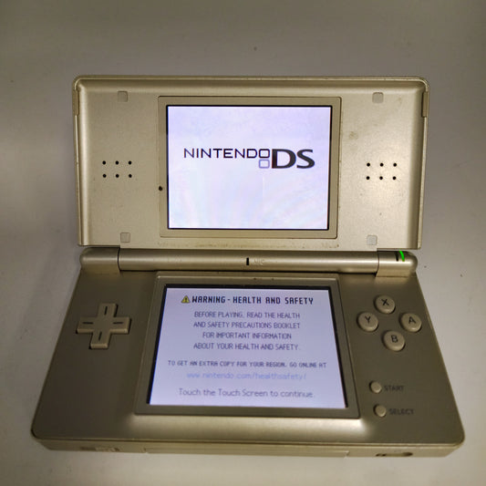 Nintendo DS Lite Legend of Zelda Triforce Gold Handheld Game Console USG-001