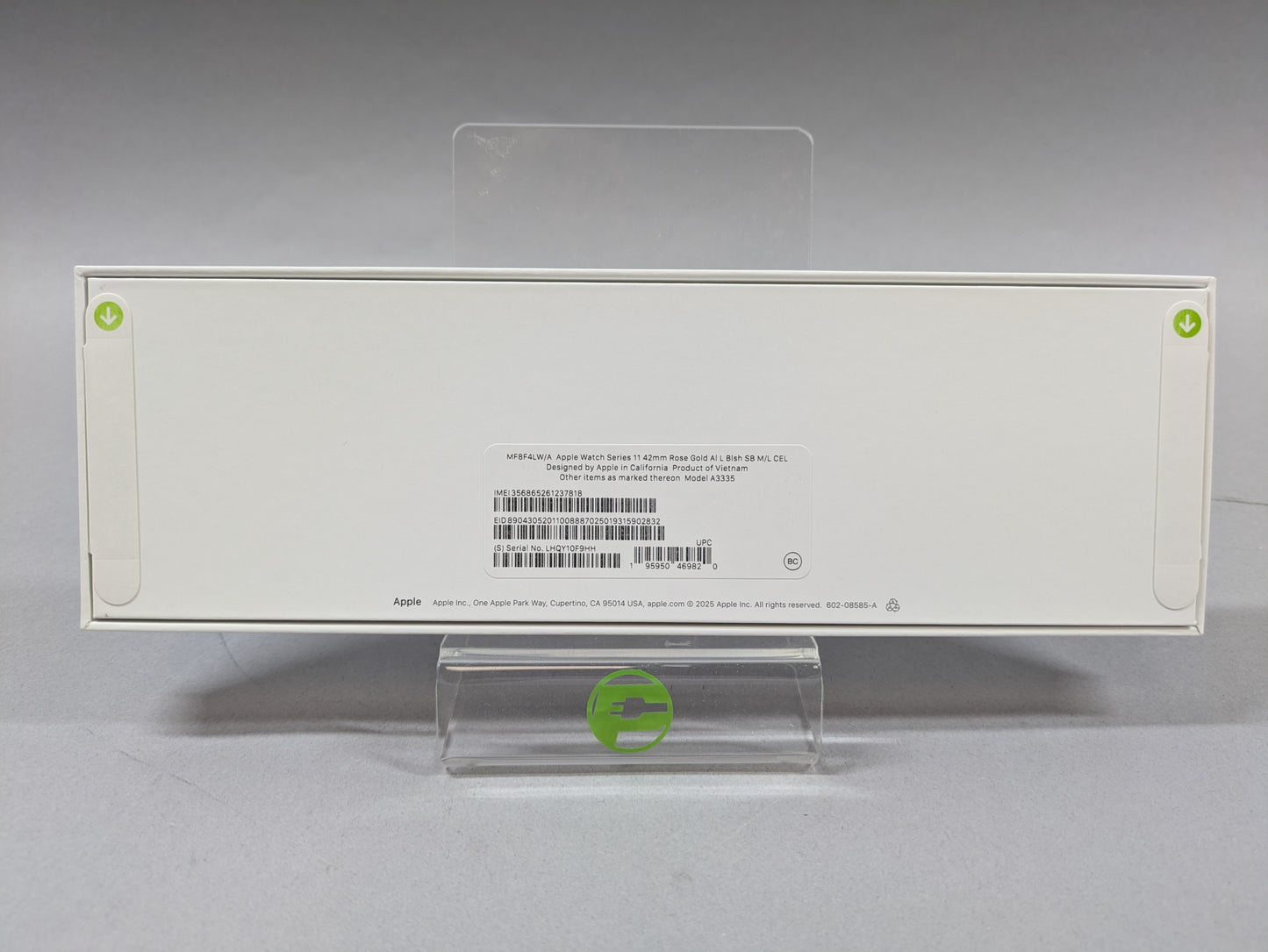 New Apple Watch Series 11 42MM Rose Gold Aluminum Gold Sport Band MF8F4LW/A