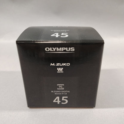Open Box Olympus 45mm f/1.8 45mm f/1.8 For Olympus M4/3 Mount