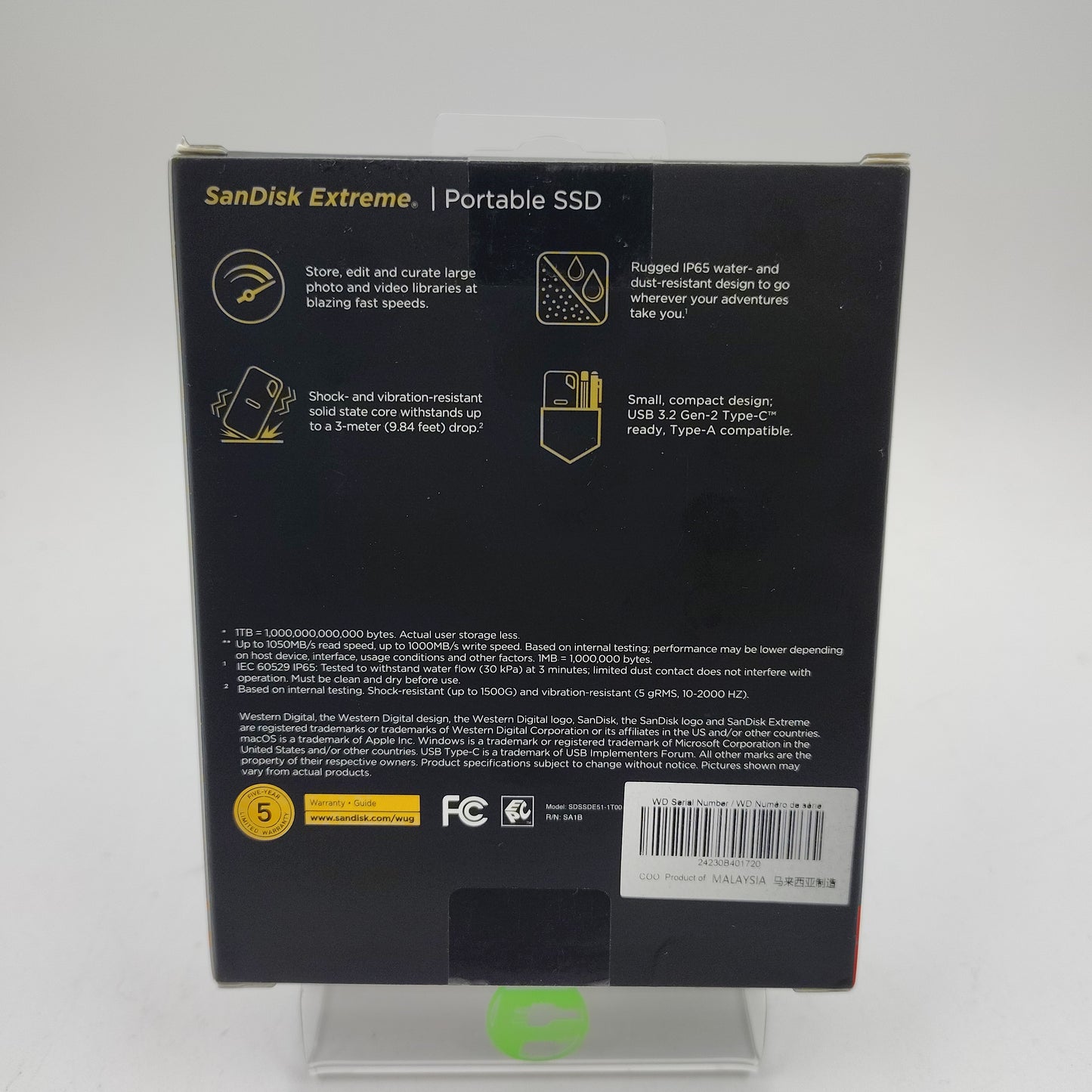New SanDisk Extreme 1TB Portable SSD