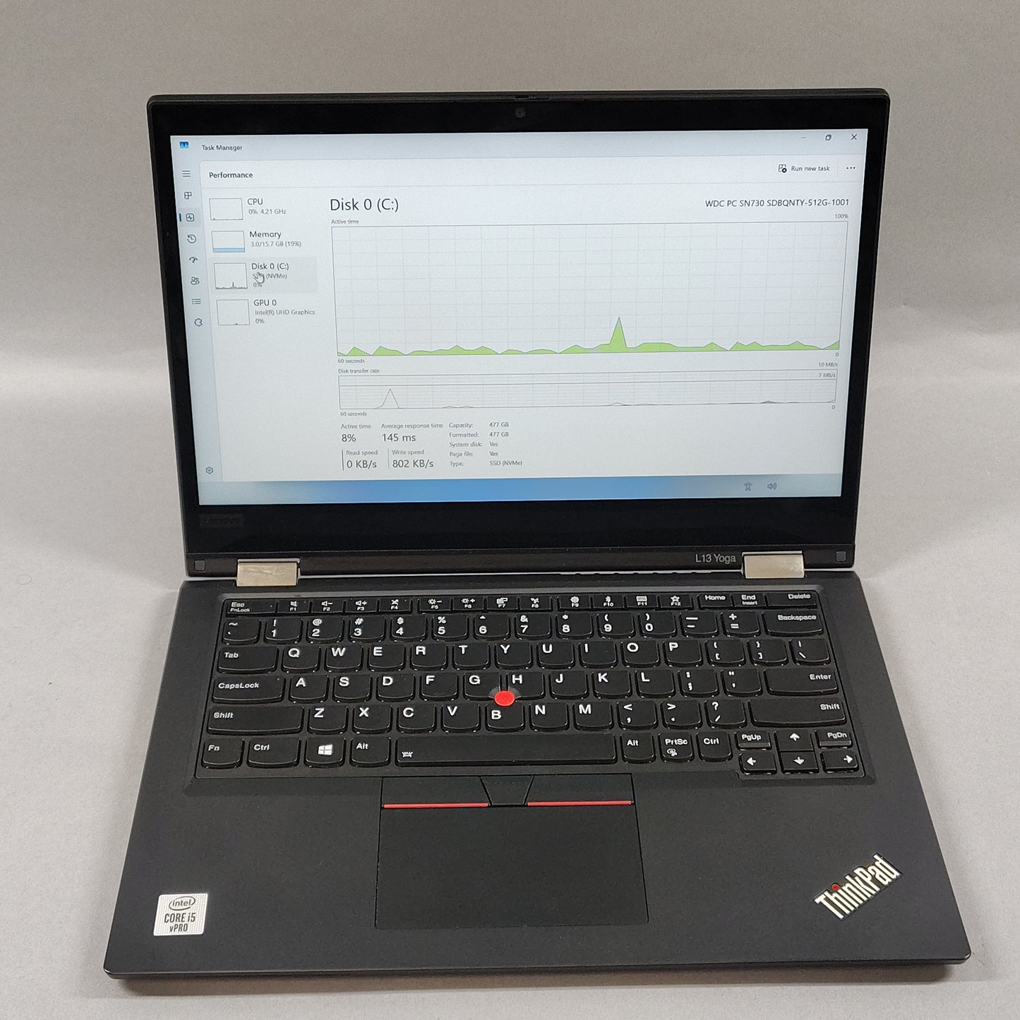 Lenovo ThinkPad L13 Yoga L13 YOGA GEN 1 i5-10300H 16GB RAM 512GB