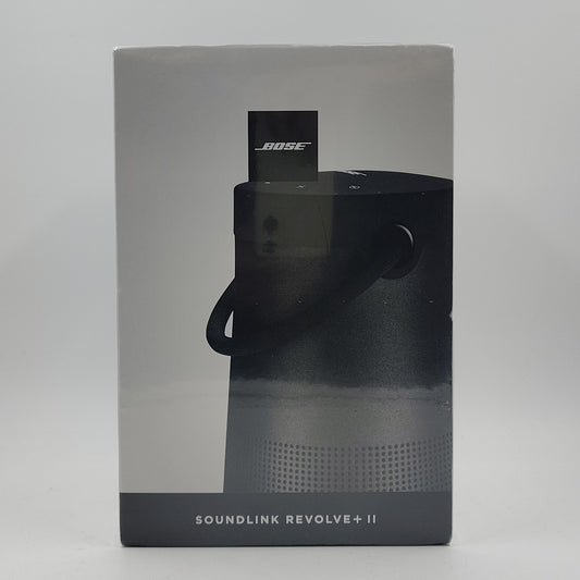 New Bose SoundLink Revolve+ II Wireless Portable Bluetooth Speaker Black